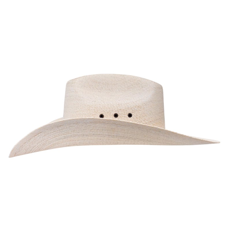 Stetson SSSQRE-7940 Square Eyelets Reg Oval Hat (US, Numeric, 7 5/8, Natural) - Image 2